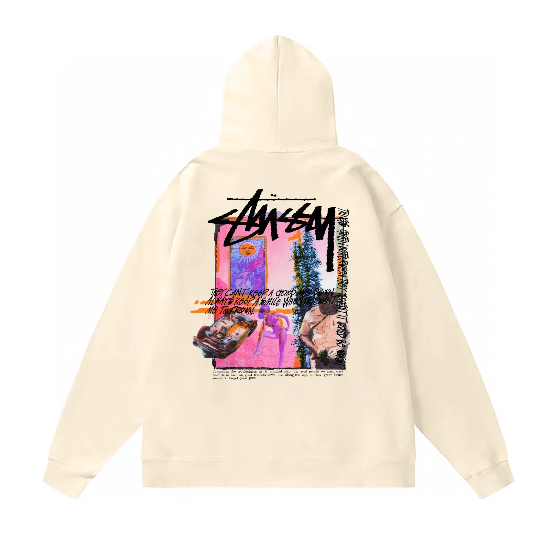 Stussy Cream Hoodie