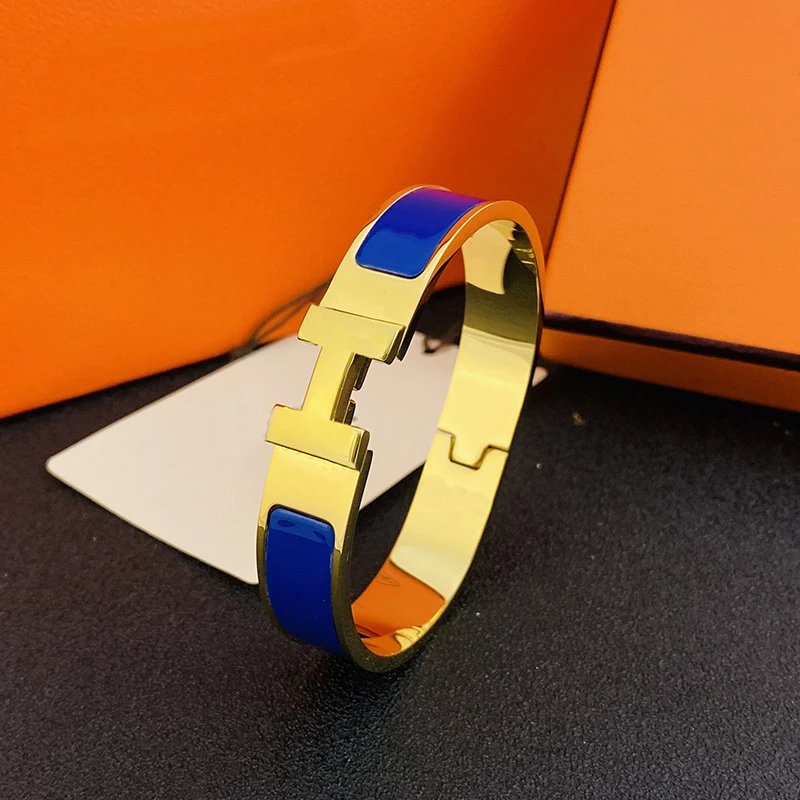 Hermès H Blue Bracel