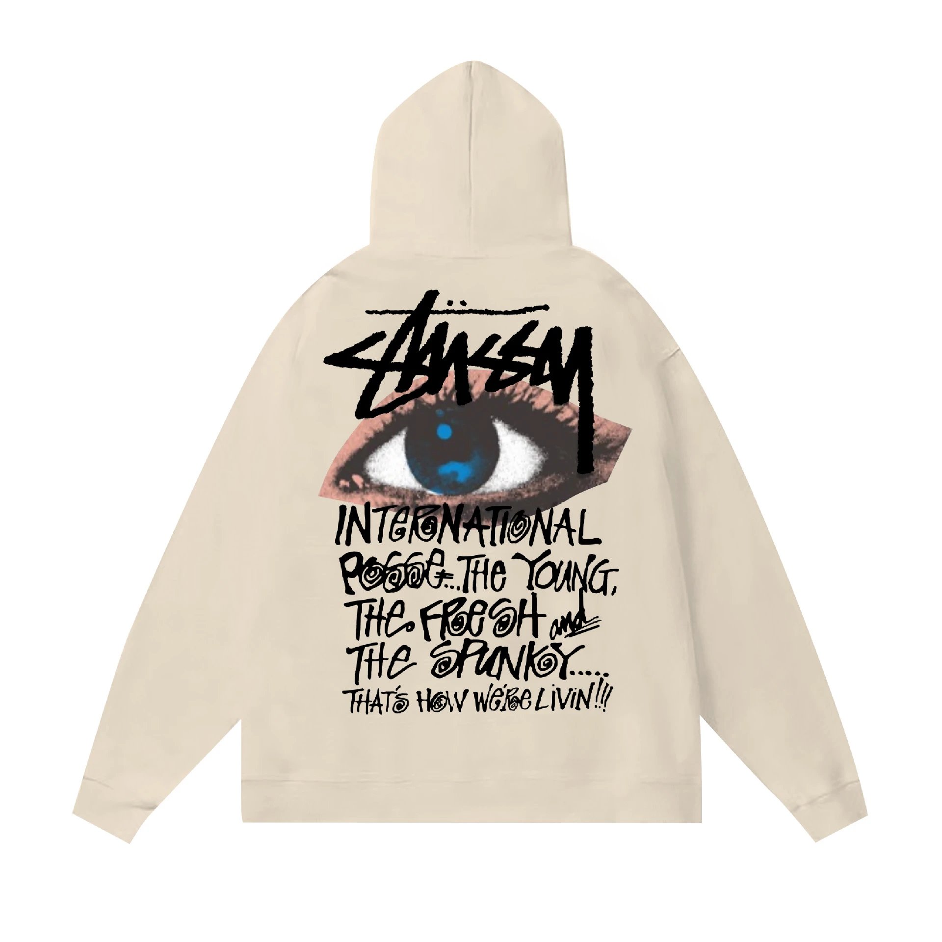 Stussy Beige Hoodie
