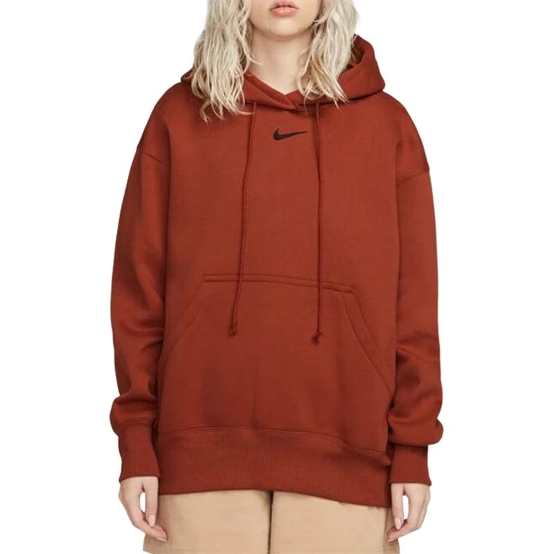 Nike Sportswear Essential Red Hooded Sweatshirt