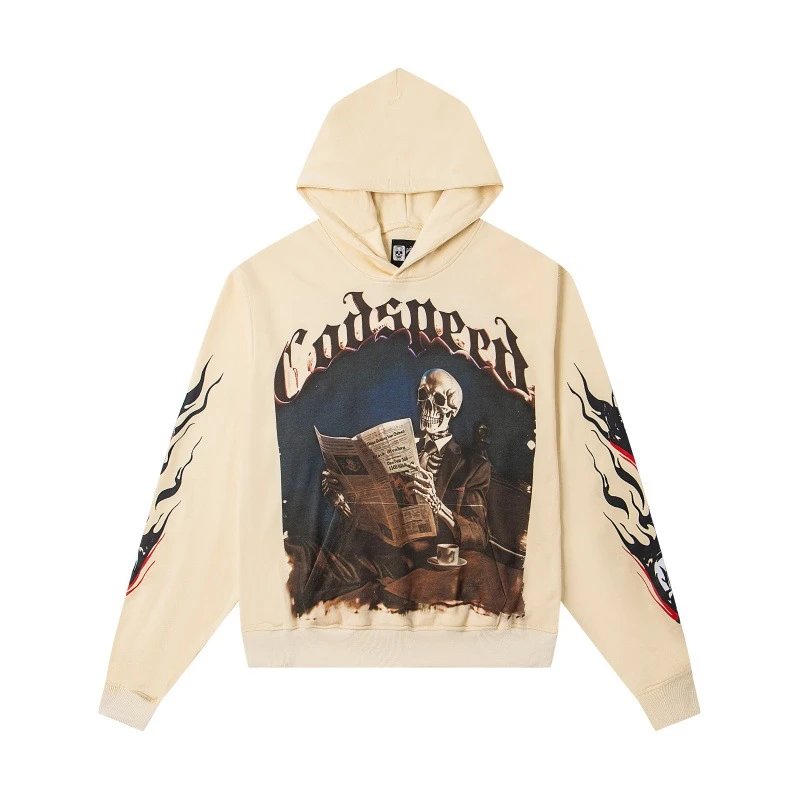 Godspeed Beige Hoodi