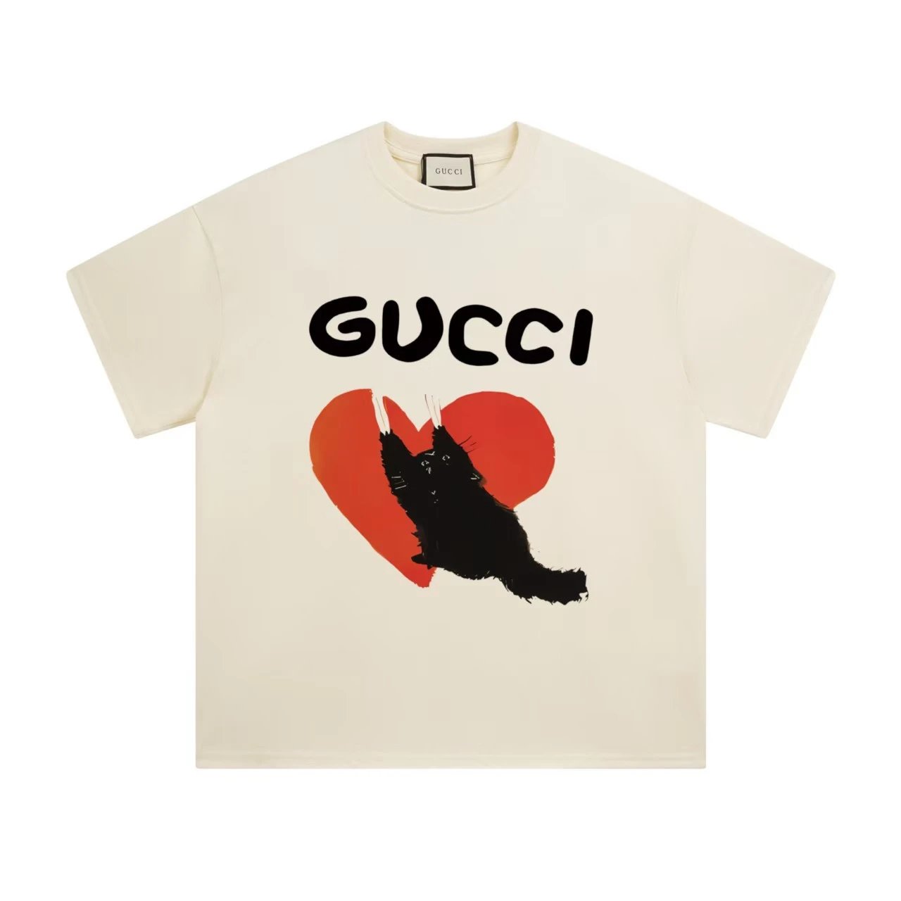 Gucci Cat Red T-Shir