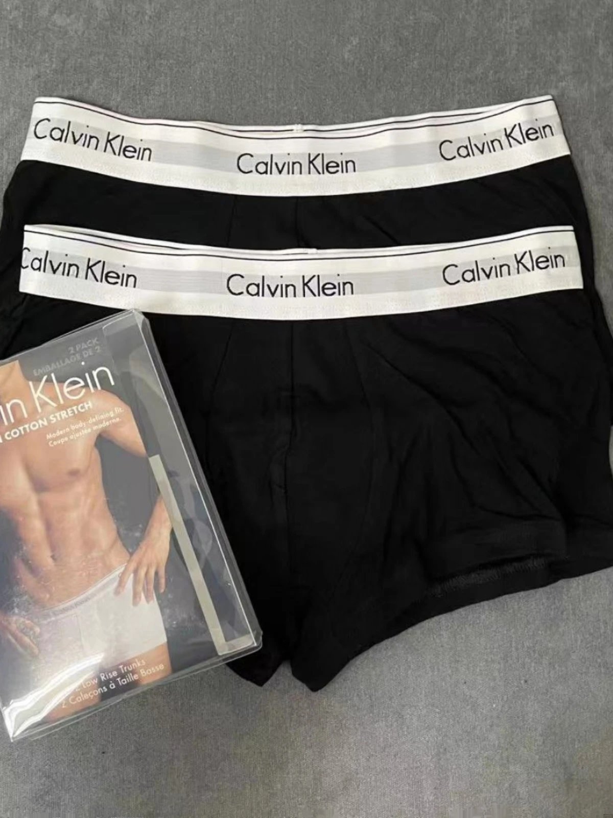 Calvin Klein Modern Cotton Stretch White Low Rise Trunks
