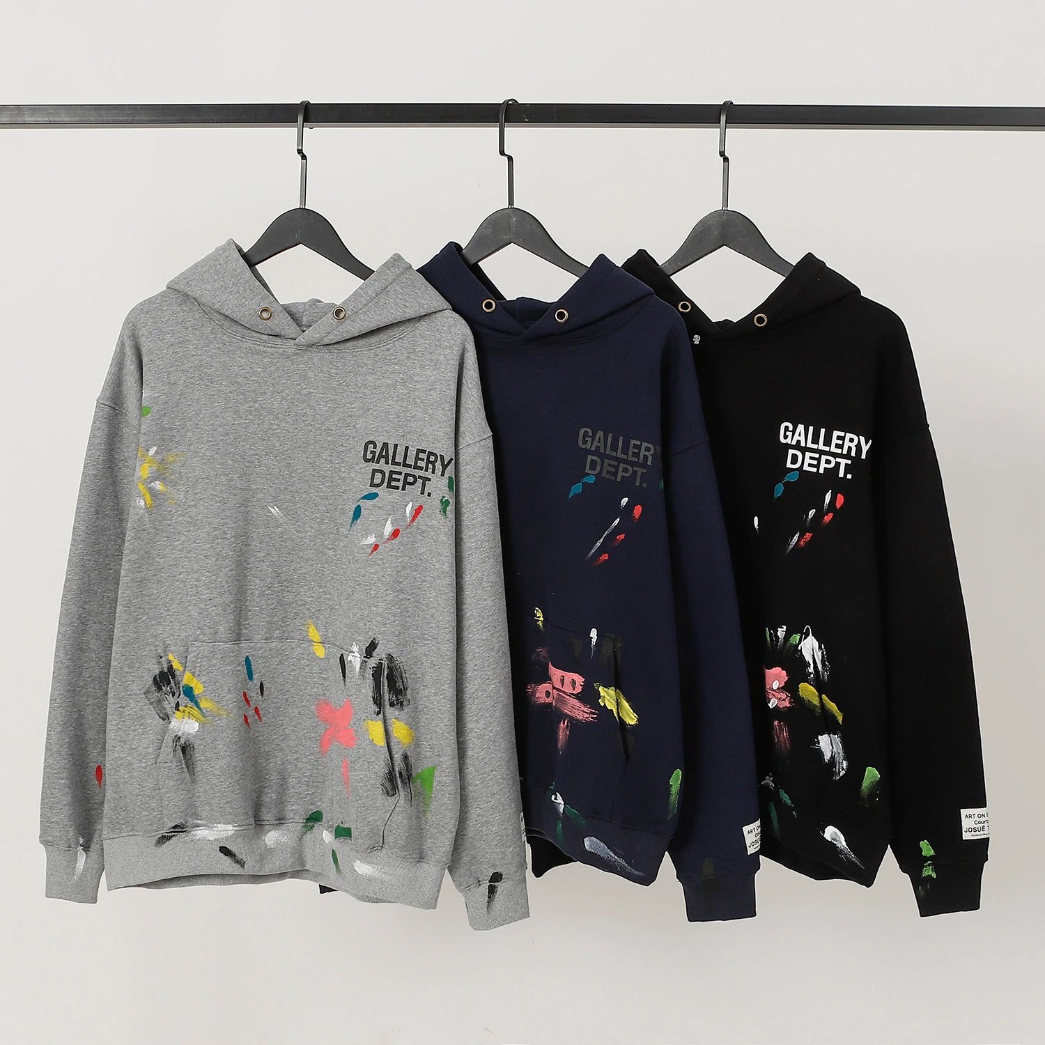 Gallery Dept. Paint Splatter Hoodie Multicolor Streetwear