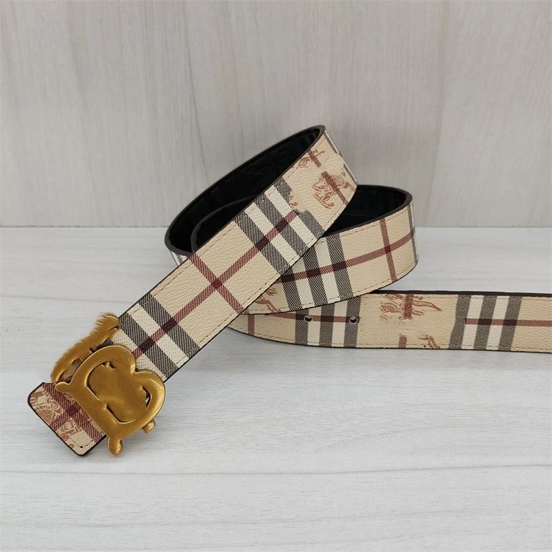 Burberry Check Beige Belt