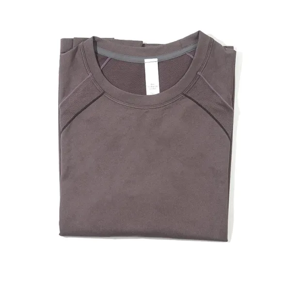 Design Performance Raglan Sleeve T-Shirt Mauve Gray - 2