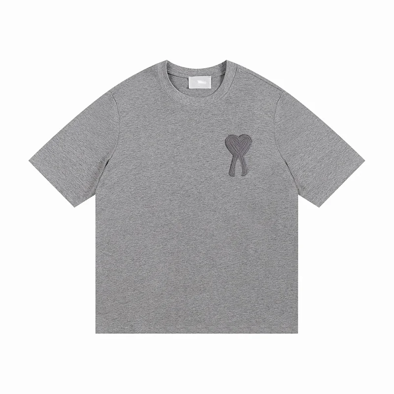 Crocheted Thick Yarn Heart T-Shirt