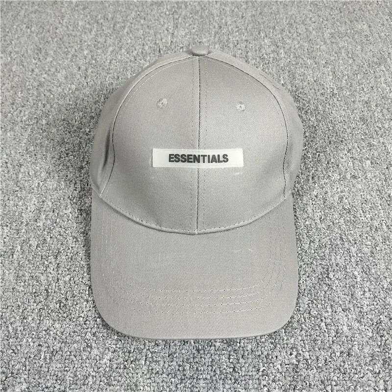 Casual Baseball Cap Cotton Blend Unisex Hat Ecru - Gallery Image 6 - Detailed View