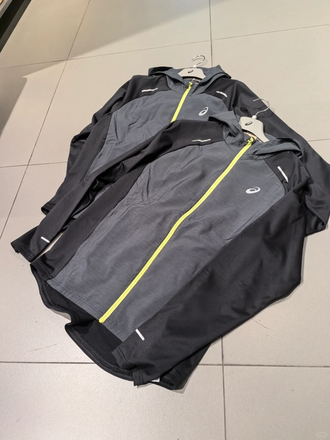 AS Double Zipper Jacket - Black + Gray