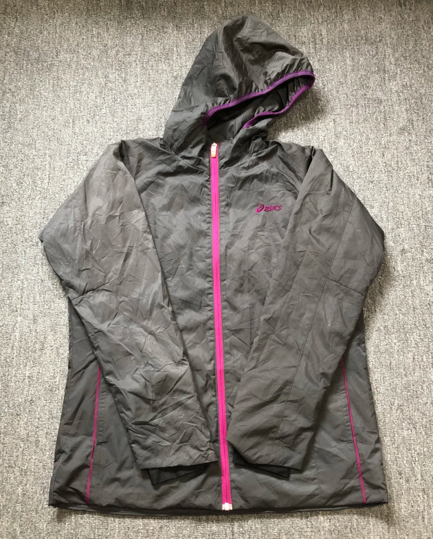 AS Double Zipper Jacket - Black (Purple Stripes)