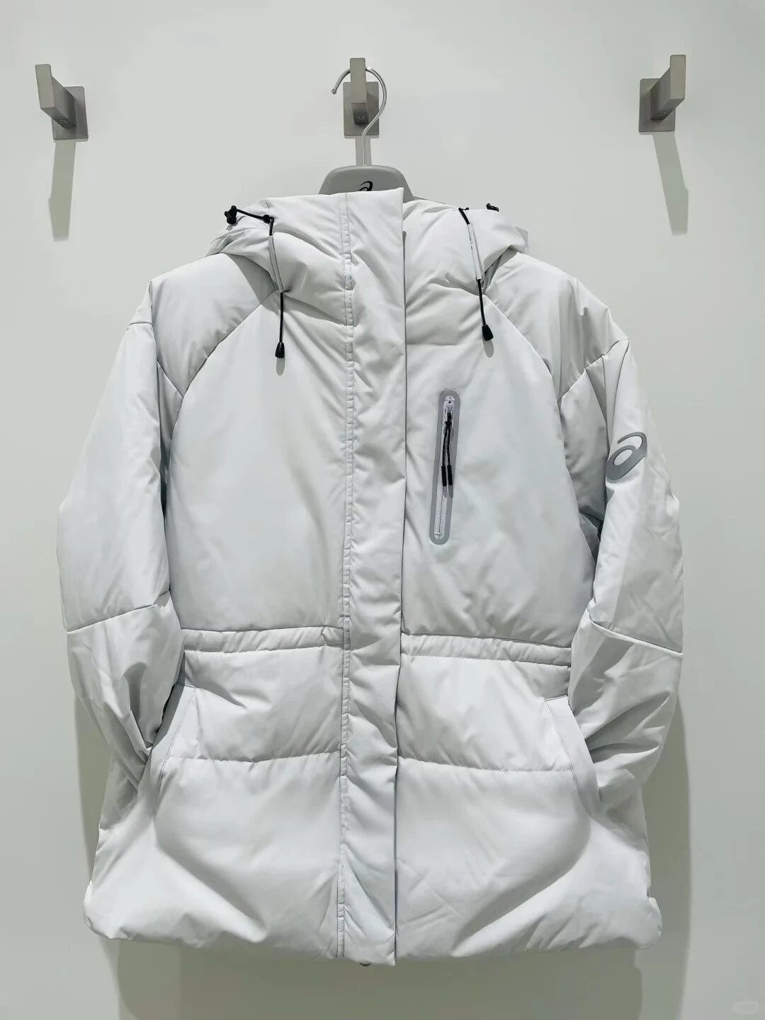 AS Double Zipper Jacket - White (Down Jacket)