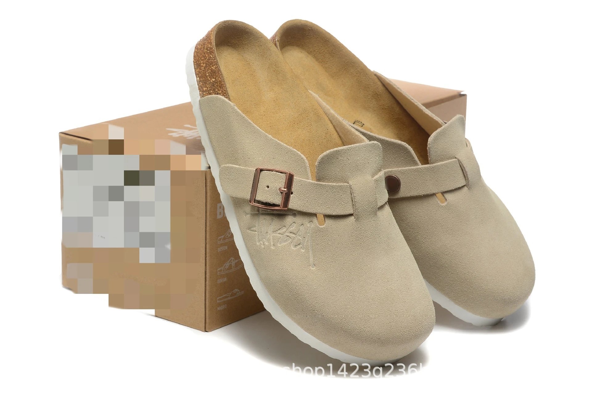 Co branded sand colored white background custom design, non refundable and non exchangeable