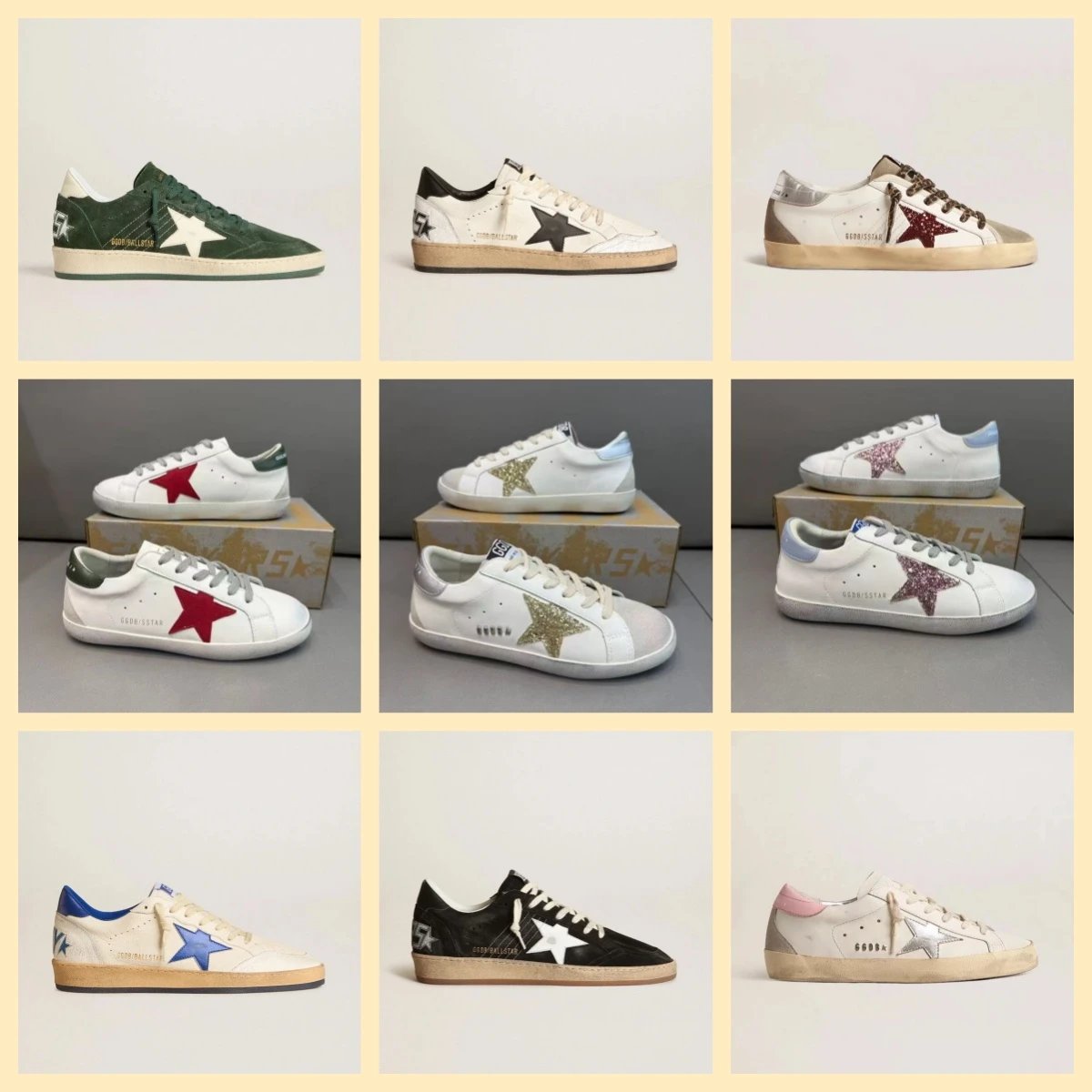 Golden Goose Superstar Ball Star Low Top Sneakers