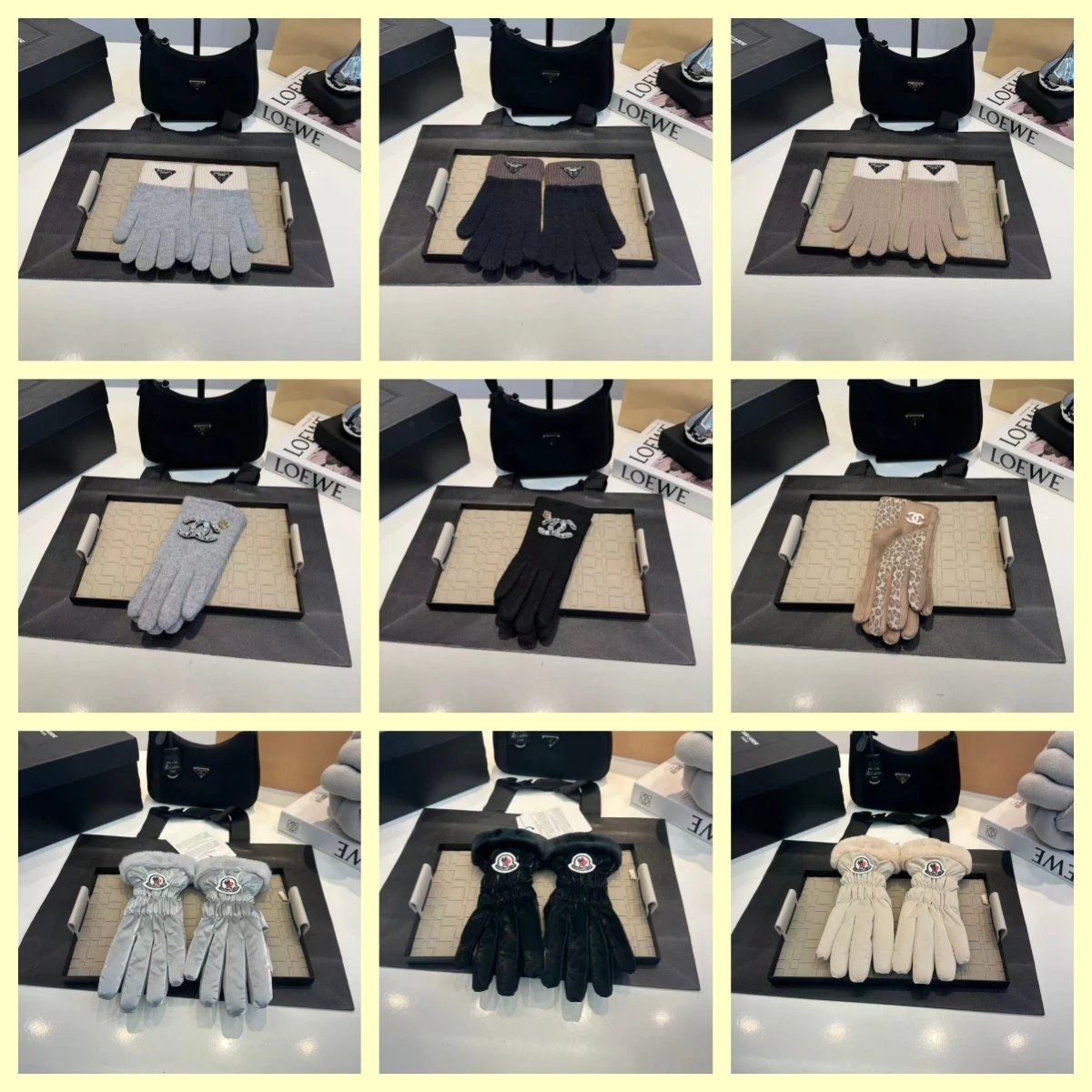 PRADA/CHANEL/Moncler Gloves [4