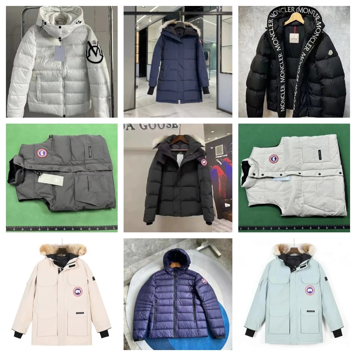 Canada Goose & Moncler Down Ja