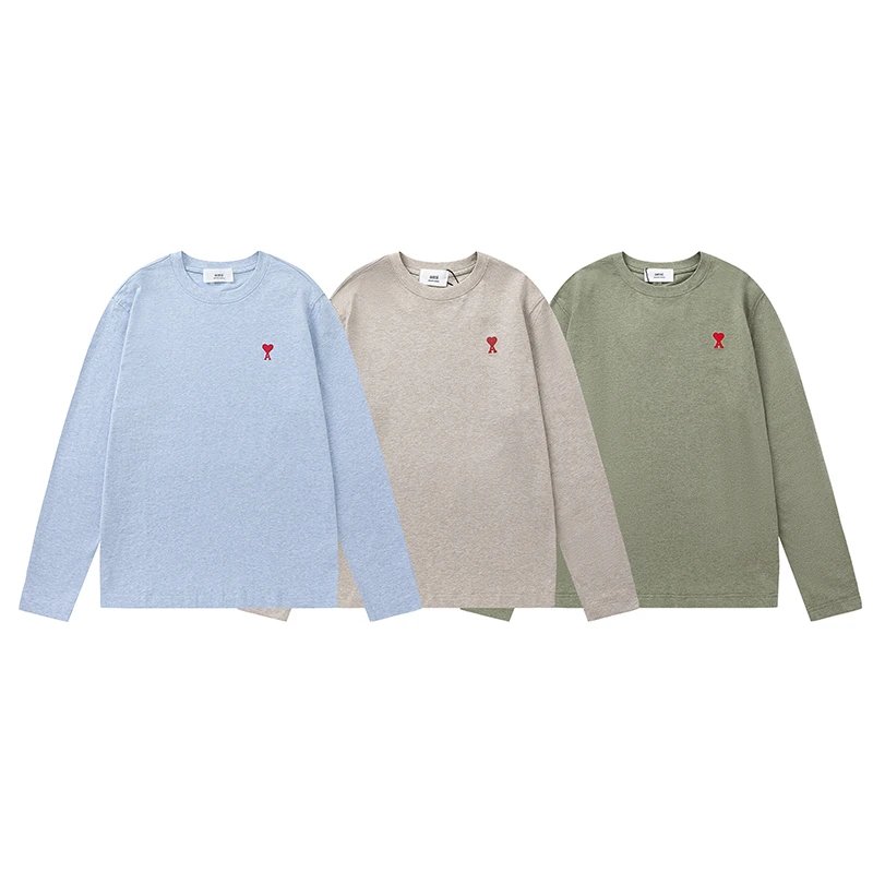 Screen Am Spring and Autumn Round-neck Long-sleeved T-shirt (12 Variants) online at CNFansSheets with global shipping