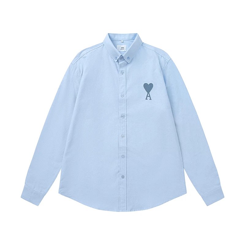 Screen Am Embroidered long-sleeved shirt (4 Variants) online at acbuySheets with global shipping