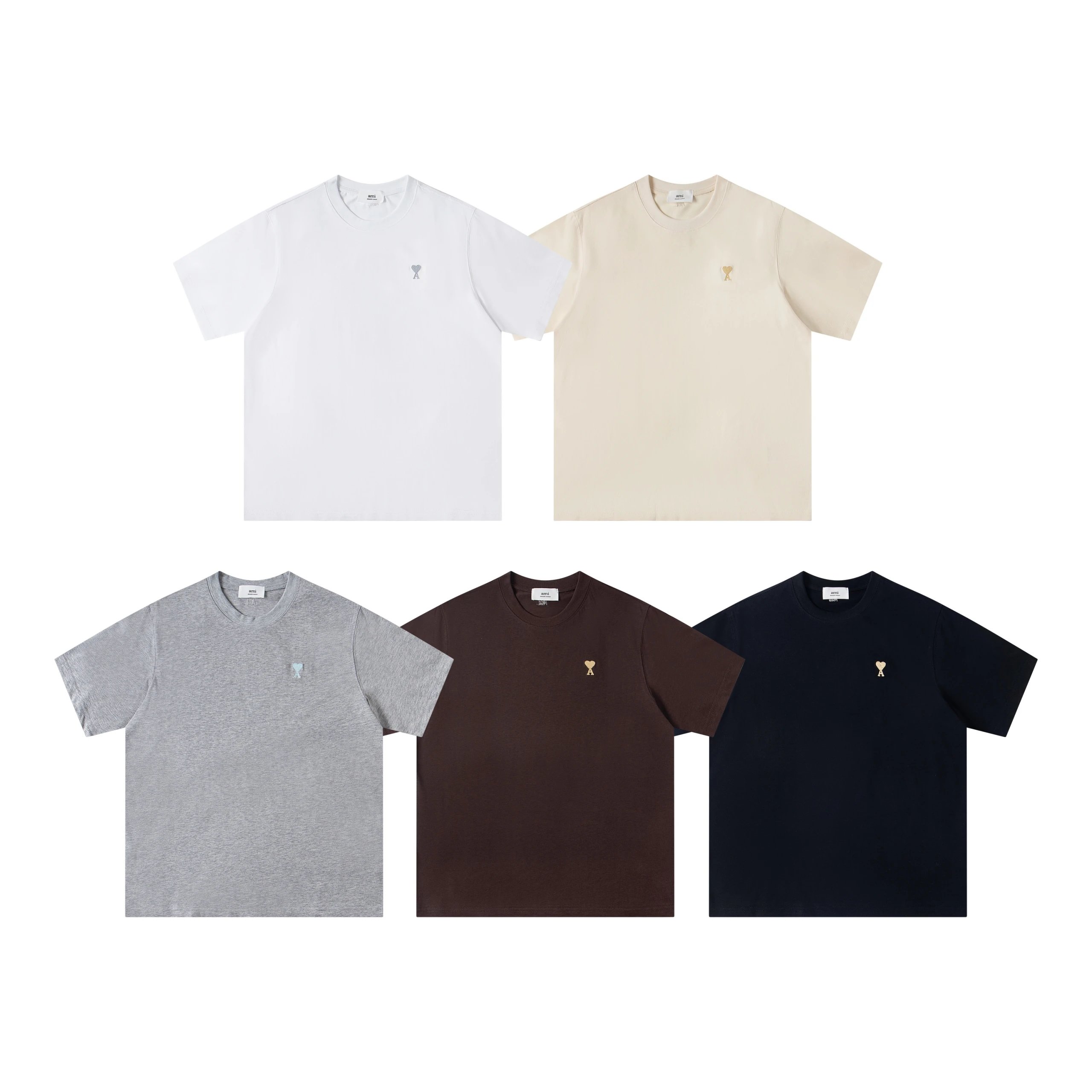 Screen Am Summer solid-color short-sleeved shirt (20 Variants) online at CNFansSheets with global shipping