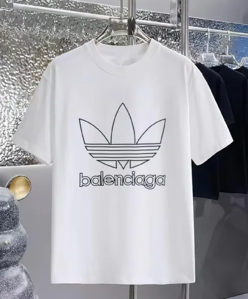 Balenciaga x Adidas Originals Outline Logo T-Shirt White - 24