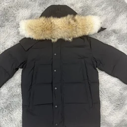 thumbnail for Wyndham Real fur collar men&#039s and women&#039s down jacket 3808M-3808MB