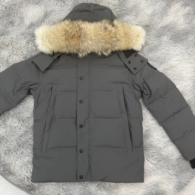 Wyndham Real fur collar mens and womens down jacket 3808M3808MB