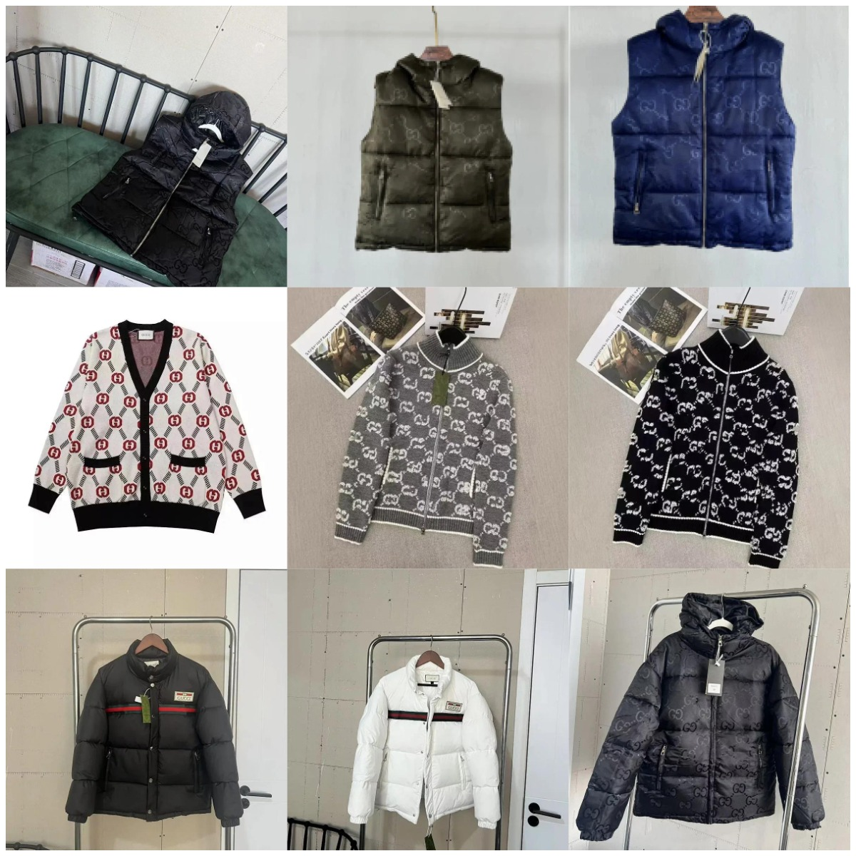 Gucci Black Puffer Jacket with Hood
