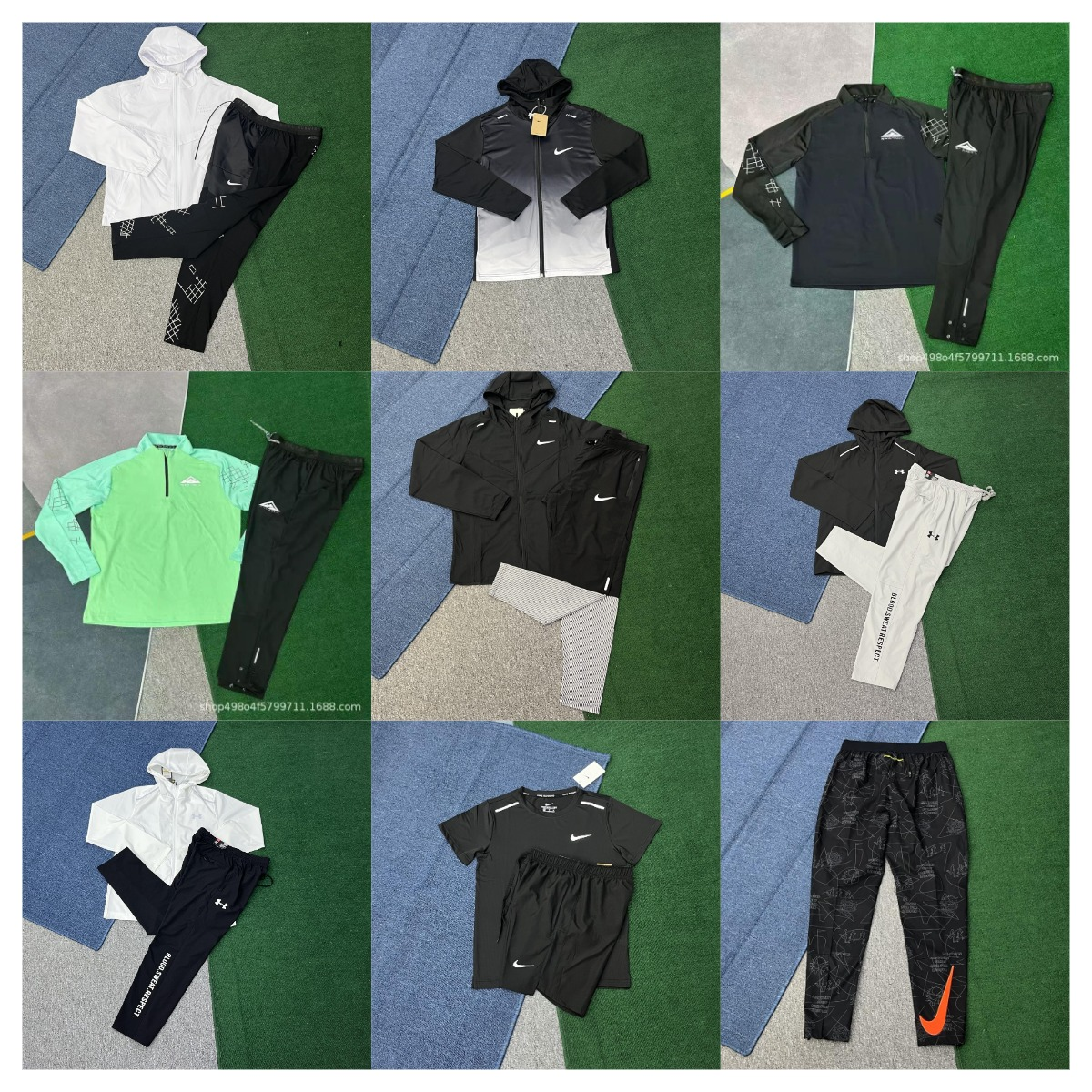 WQ1 Quick-Dry Windbreaker Jacket & Pants Set, Ice Silk Fabric, Spring/Autumn Outdoor Training Wear - WhatsApp +86 1811 0567354