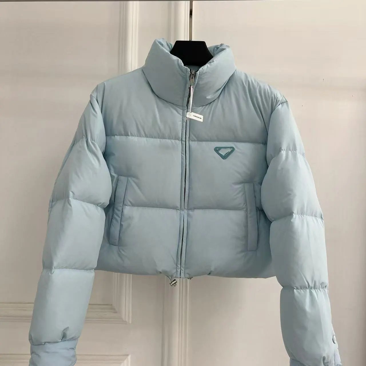 女款 三角标 浅蓝色