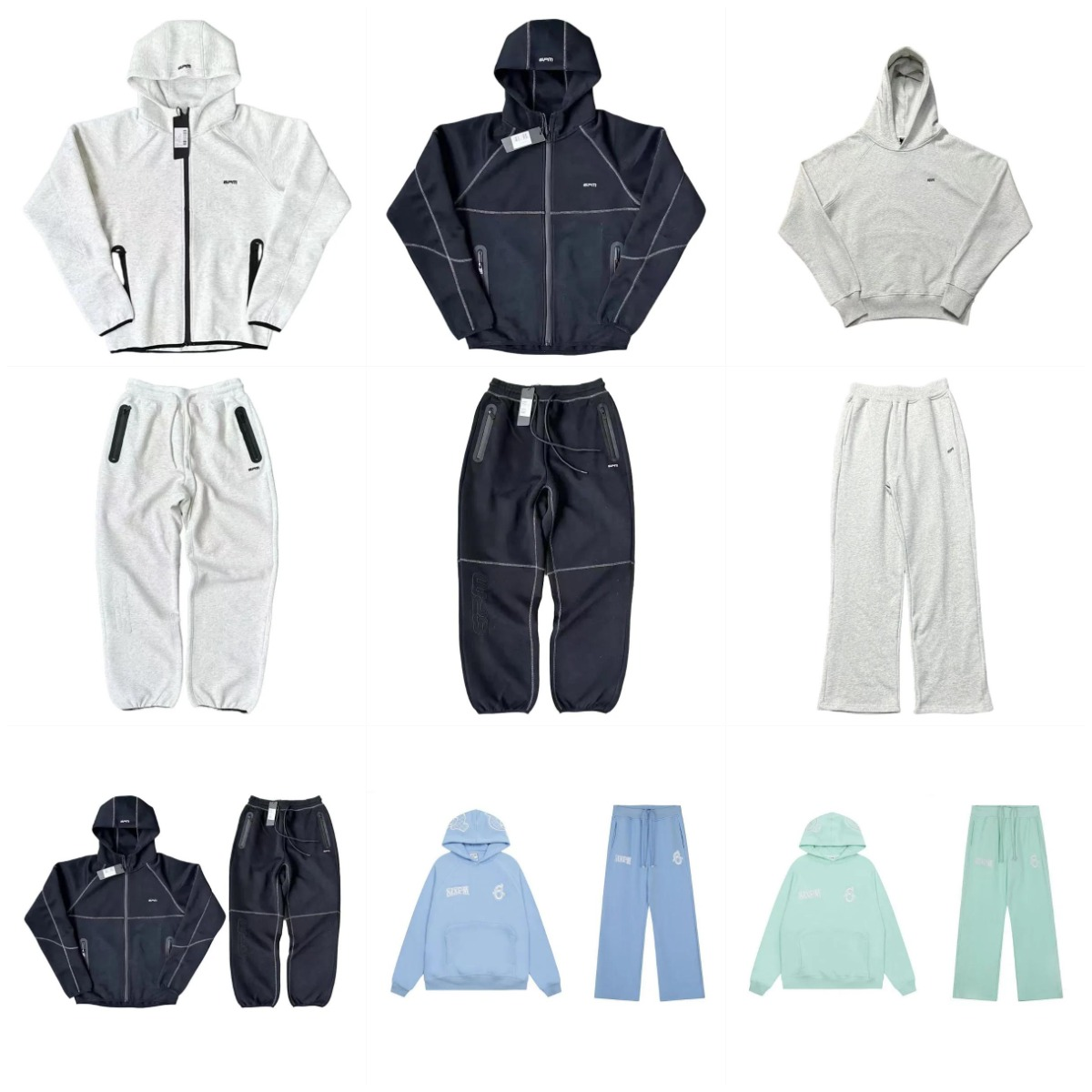 hip hop sweatshirt and sweatpants set