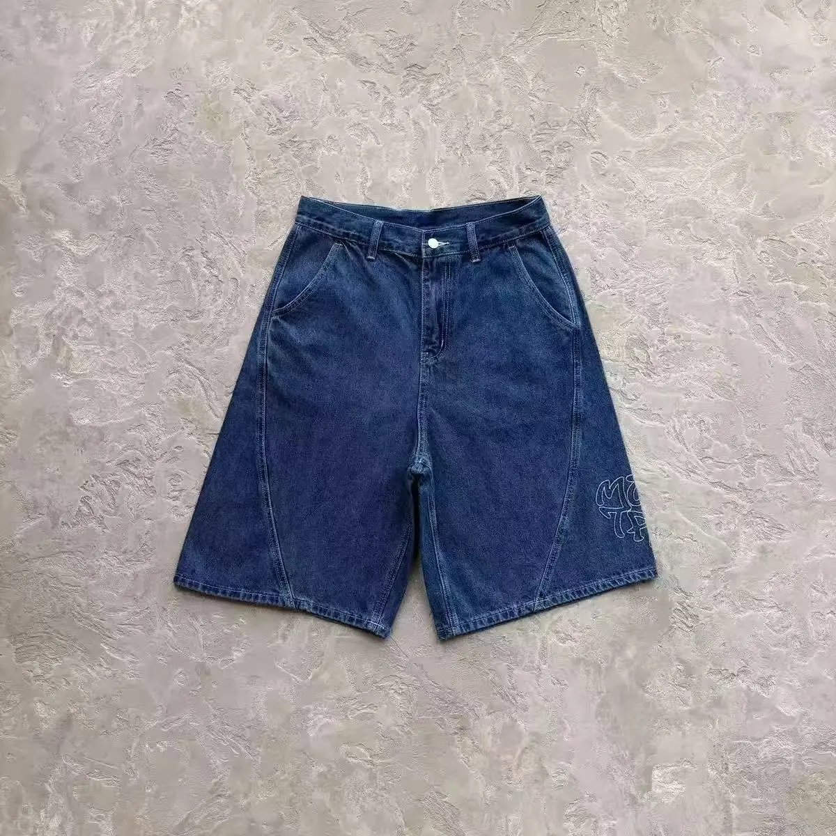 蓝/牛仔短裤