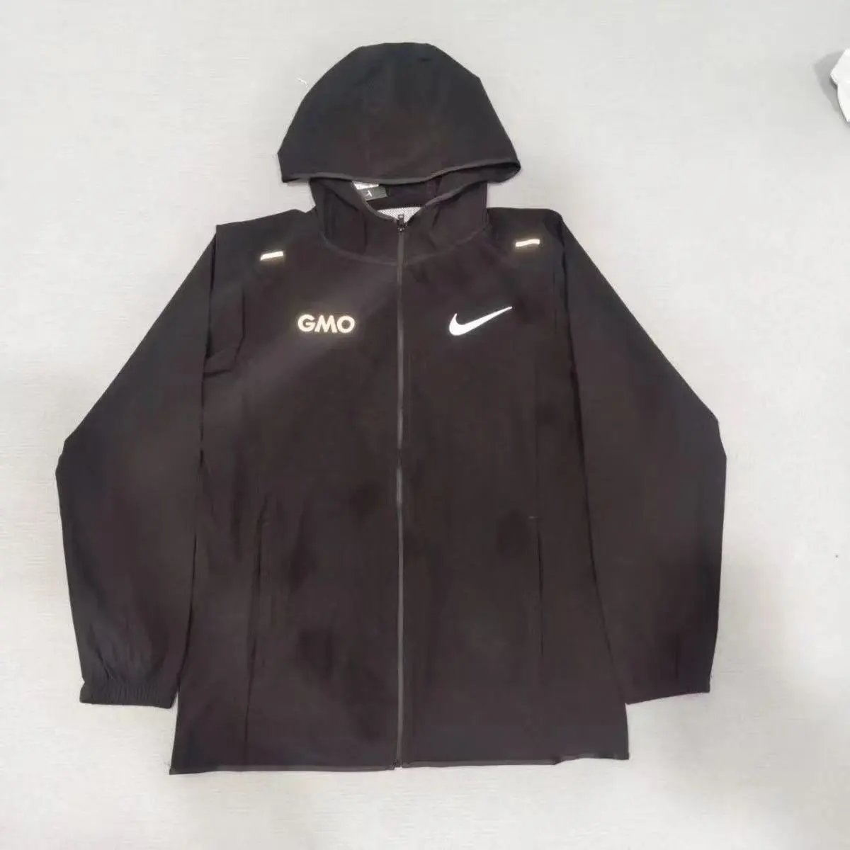 Nike Windrunner Hooded Jacket Black Outerwear - 13