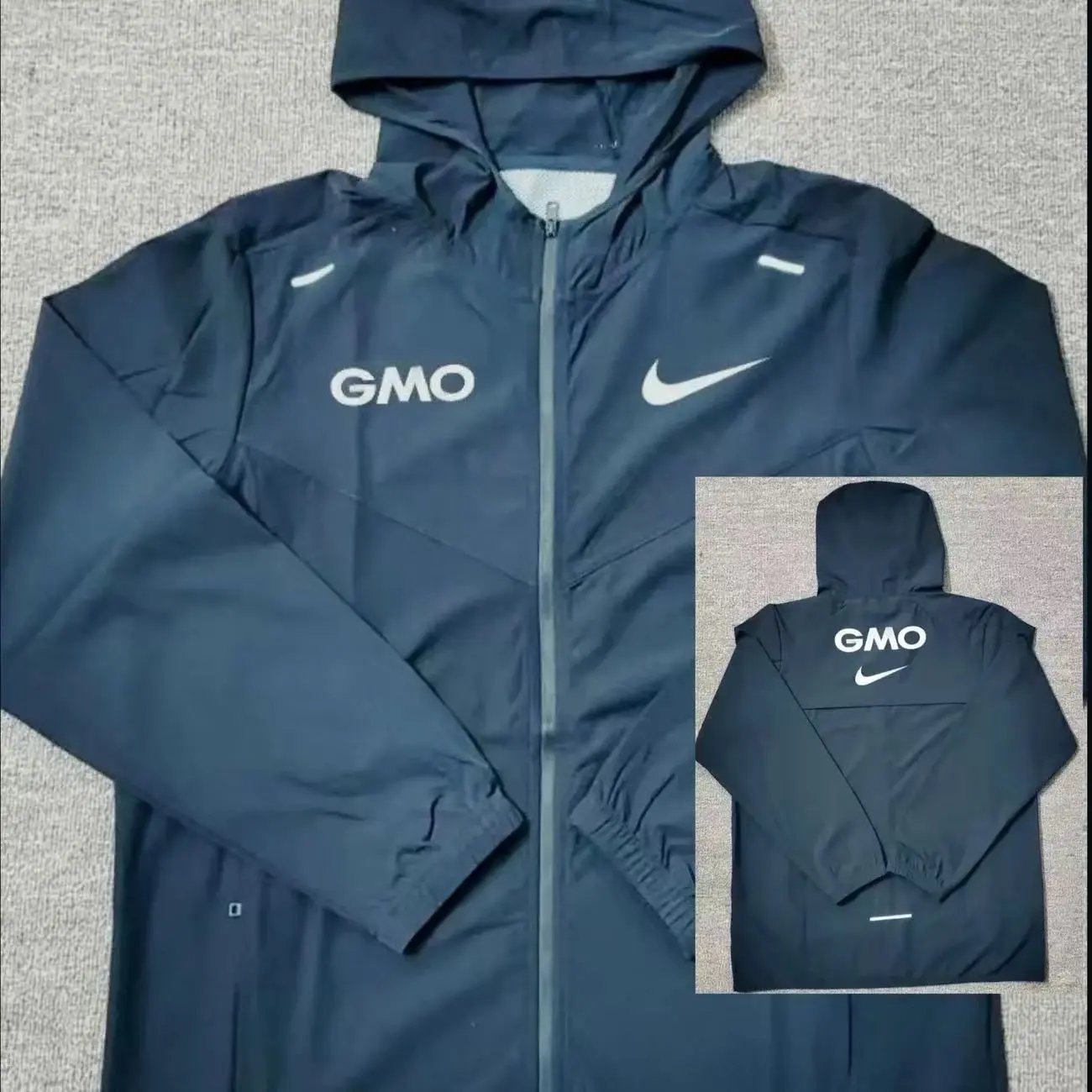 Nike Windrunner Hooded Jacket Black Outerwear - 8