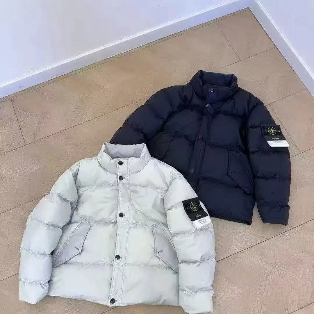 Stone Island Down Jacket Dark Gray - 14