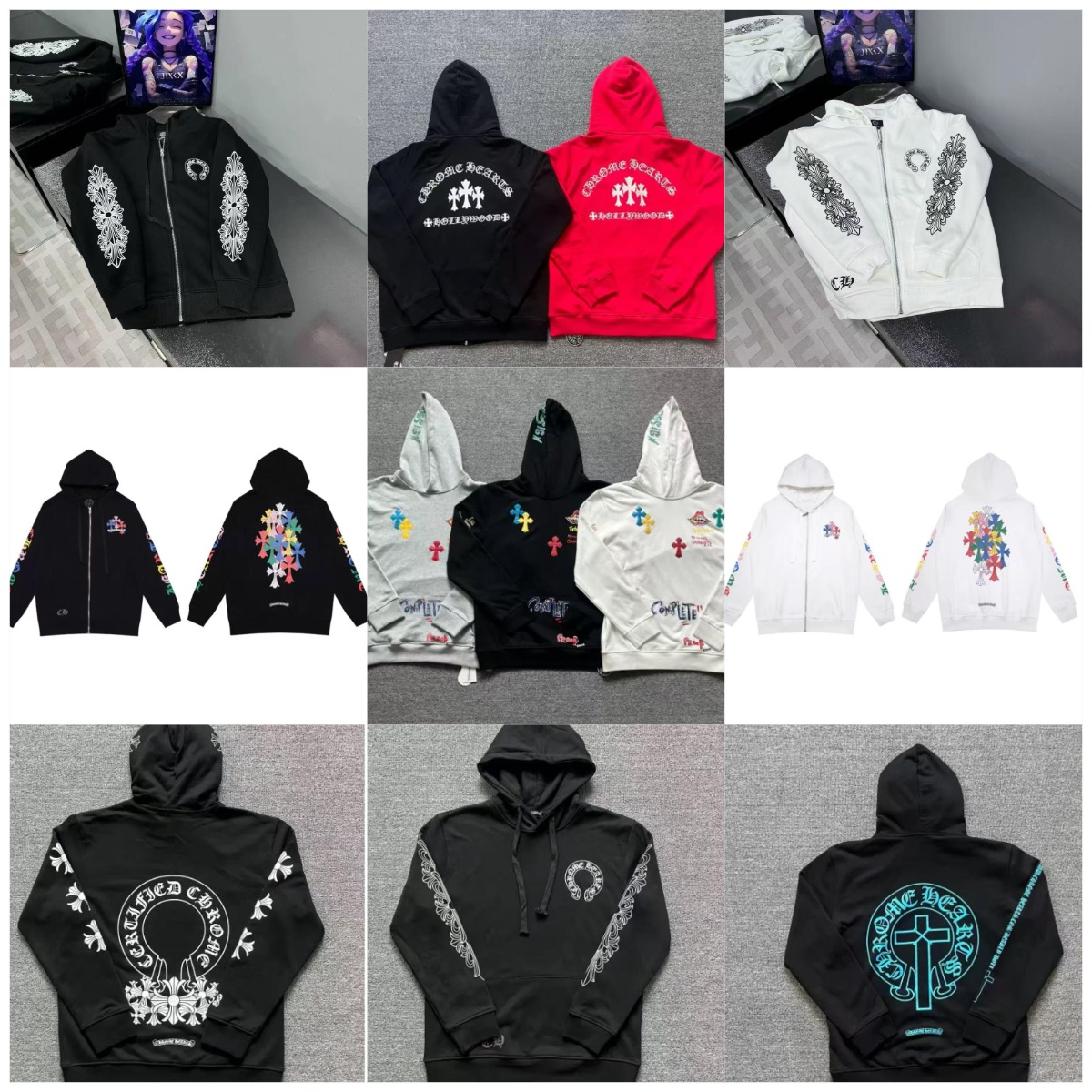 Chrome Hearts Hoodies [40 styl