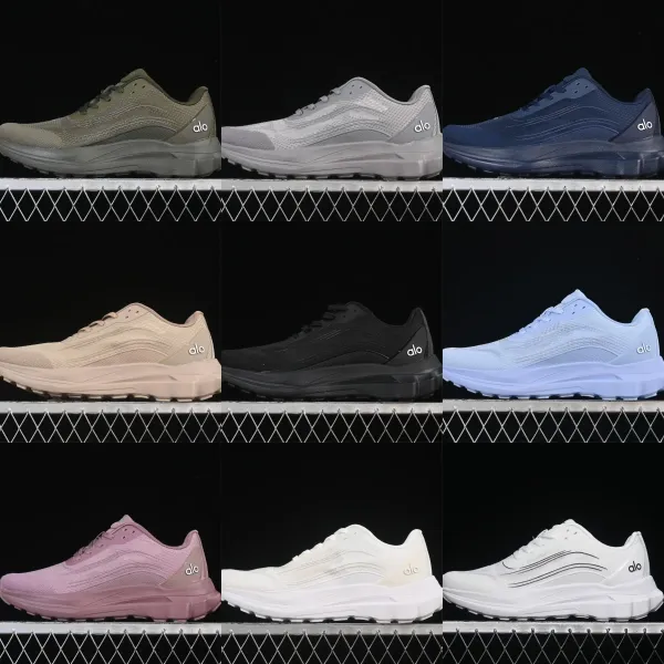 Alo Yoga Flow White Running Shoes - 2
