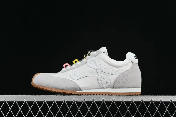 Loewe Puzzle Runner White Gray Gum Sneakers - 1