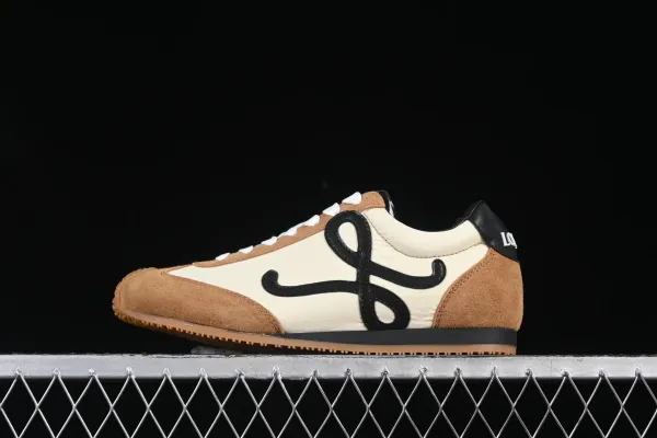 Loewe Puzzle Runner Beige and Brown Sneakers - 1