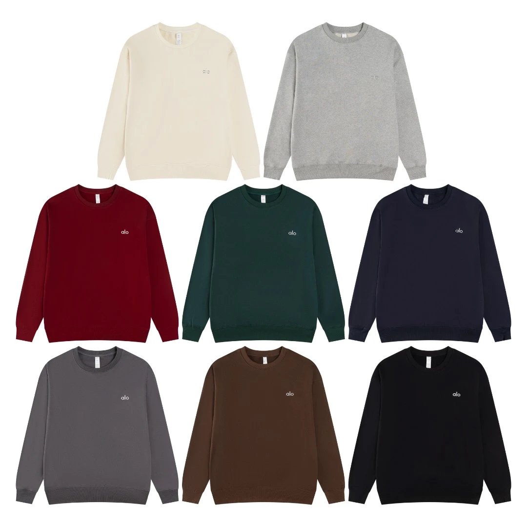 Alo Yoga Classic Crewneck Sweatshirt Brown - 3
