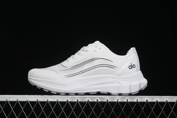 Alo Yoga Flow White Running Shoes - 1
