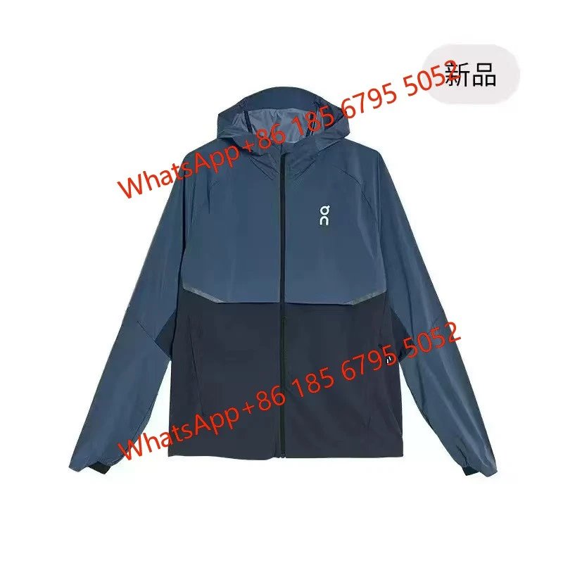 on jacket-Blue