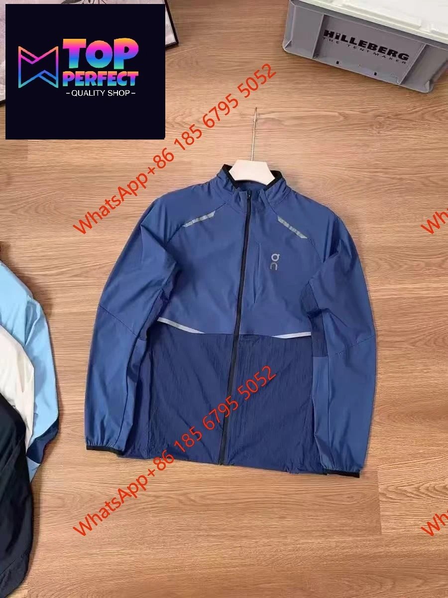 on jacket-Dark Blue