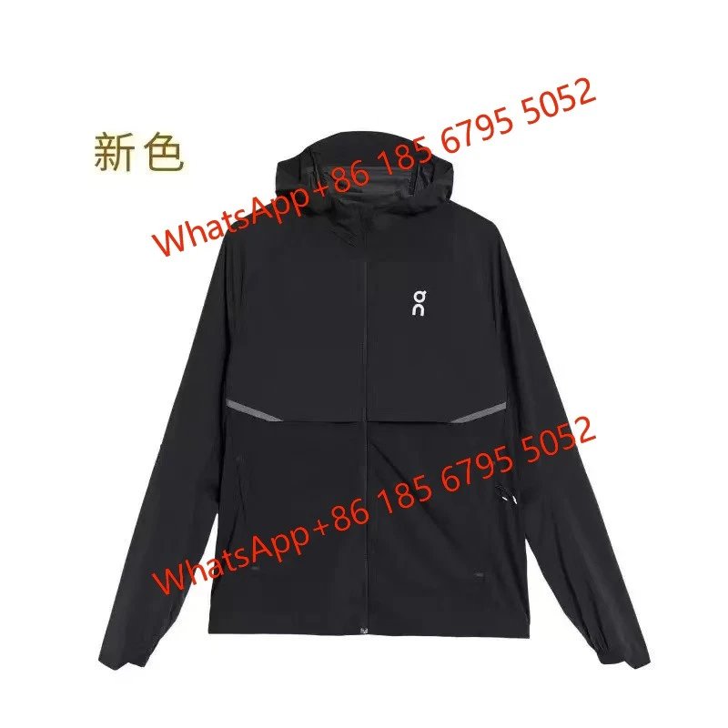 on jacket-Black