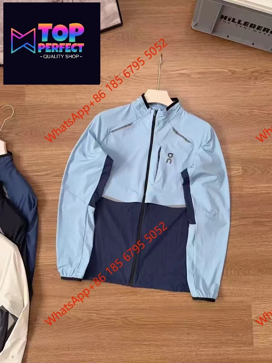 on jacket-Light Blue+Dark Blue