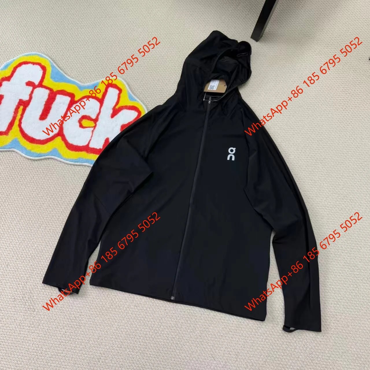 on jacket-All Black