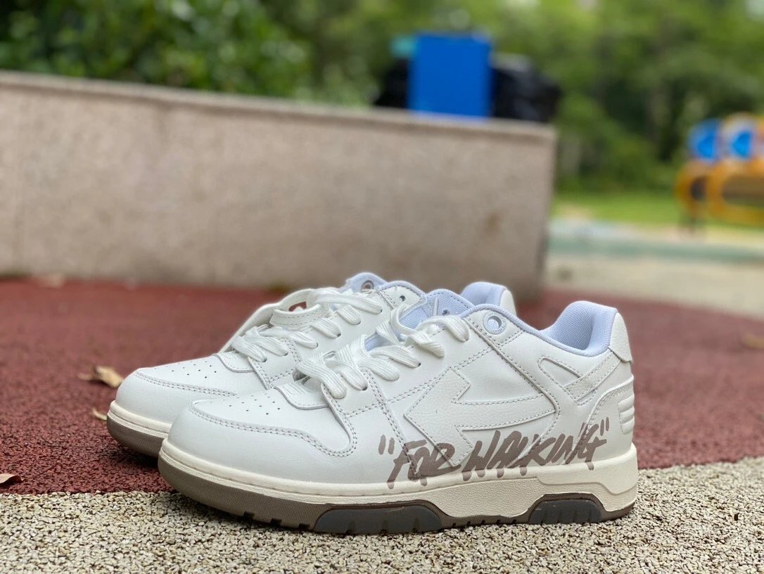 White and Brown Hand-Painted