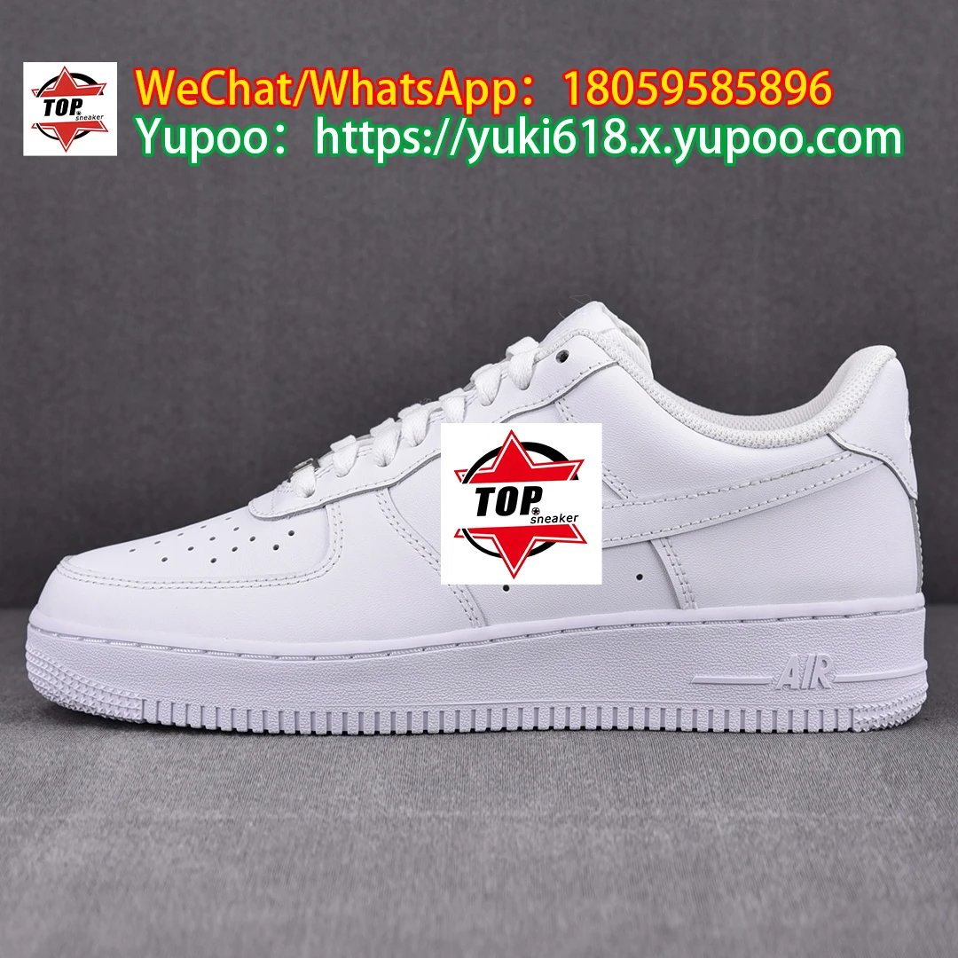 A-F-1 Air Military Low cut Sports Shoes for Men and Women Couples, White Shoes