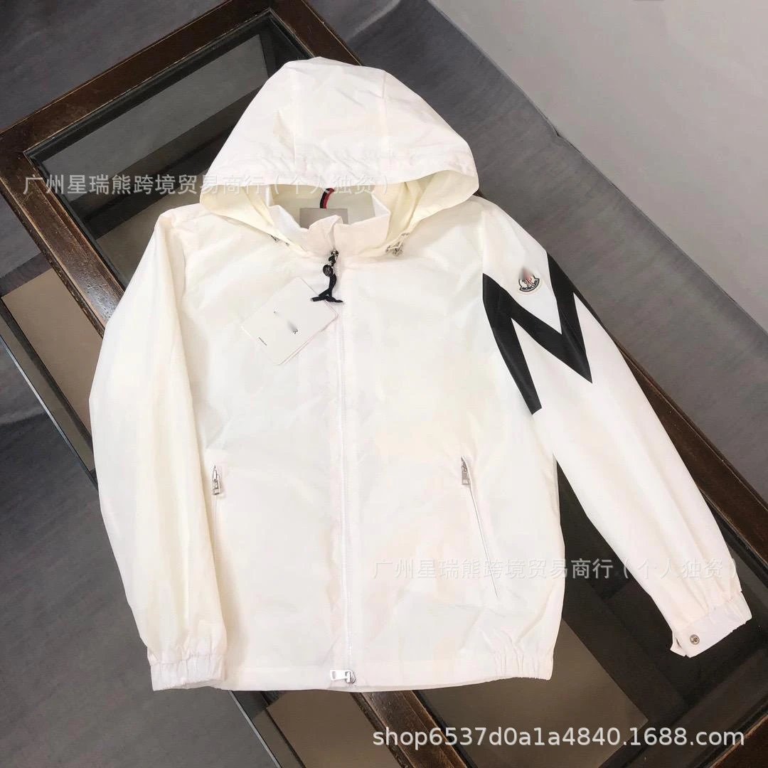 Moncler T-Shirts 4TS002 Graphic Logo — white