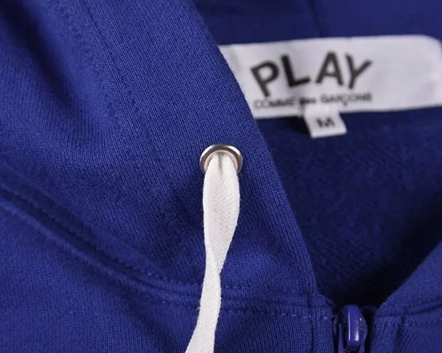 CDG Comme Des Garcons Play Zip Hoodie: seller detail photo 3