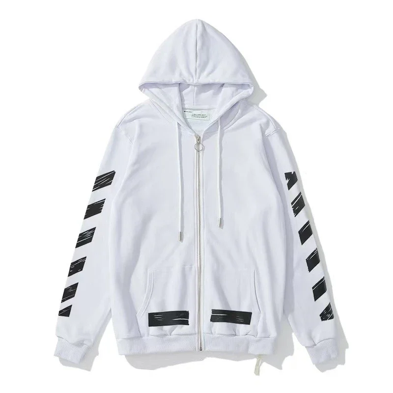 Off-White Zip Hoodie 8 Styles