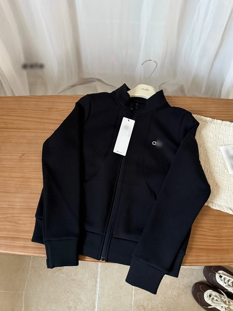 Sanmingzhi Stand Collar Zip-Up Jacket Navy Outerwear - 7